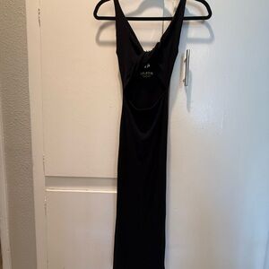 SKATIE |  Amelia Ribbed Midi Dress in Black